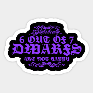 Dwarfs Sticker